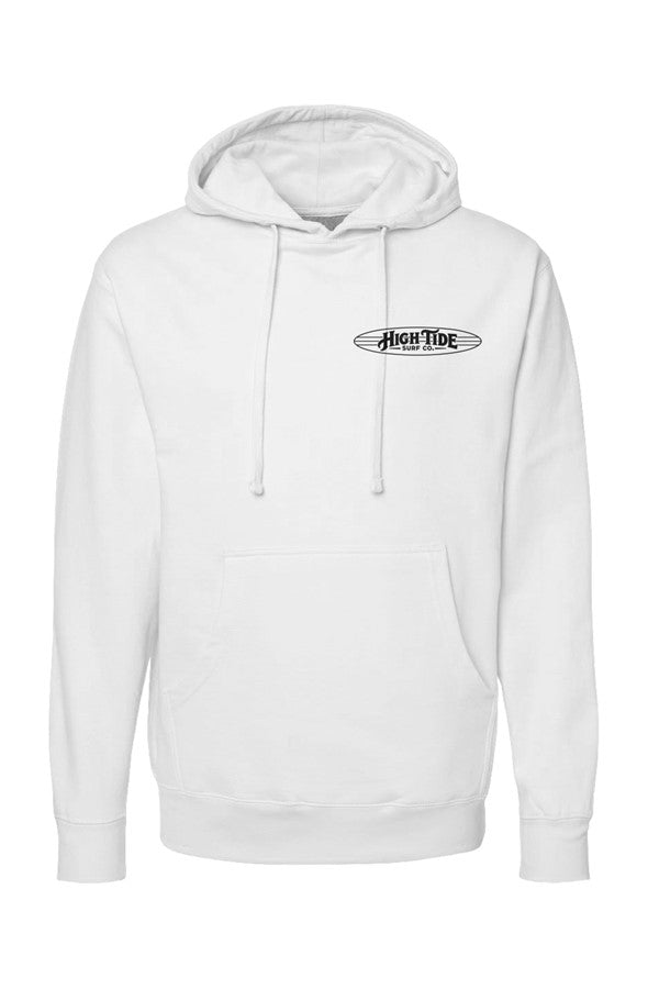 Classic High Tide Hoodie Black Logo 