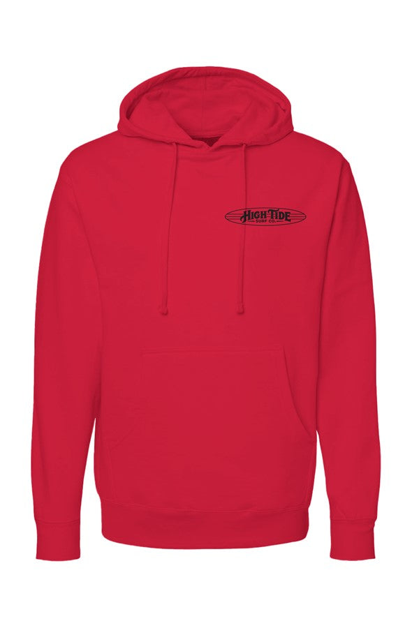 Classic High Tide Hoodie Black Logo 