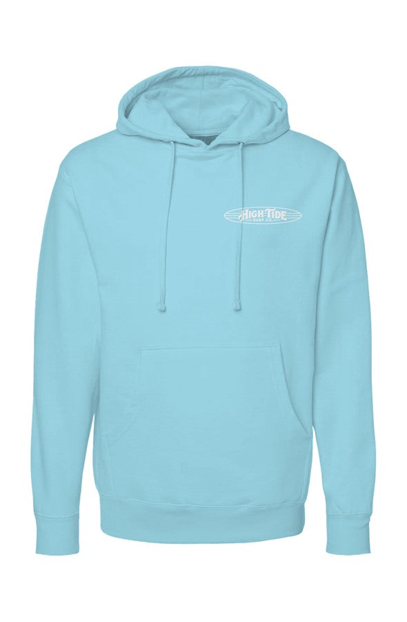 Classic High Tide Hoodie White Logo 