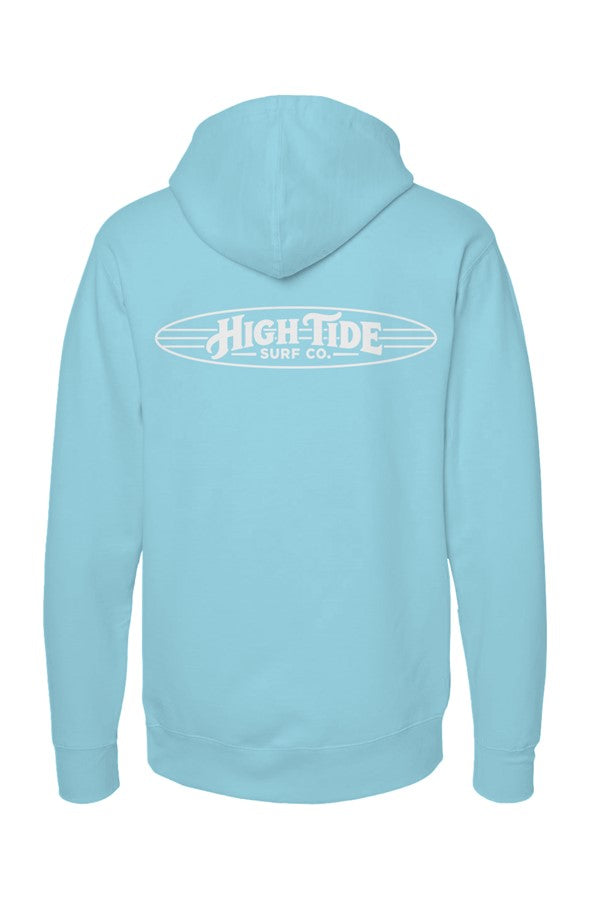 Classic High Tide Hoodie White Logo 