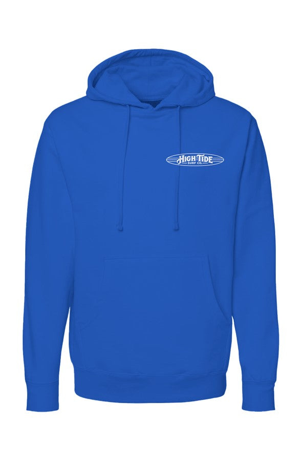 Classic High Tide Hoodie White Logo 