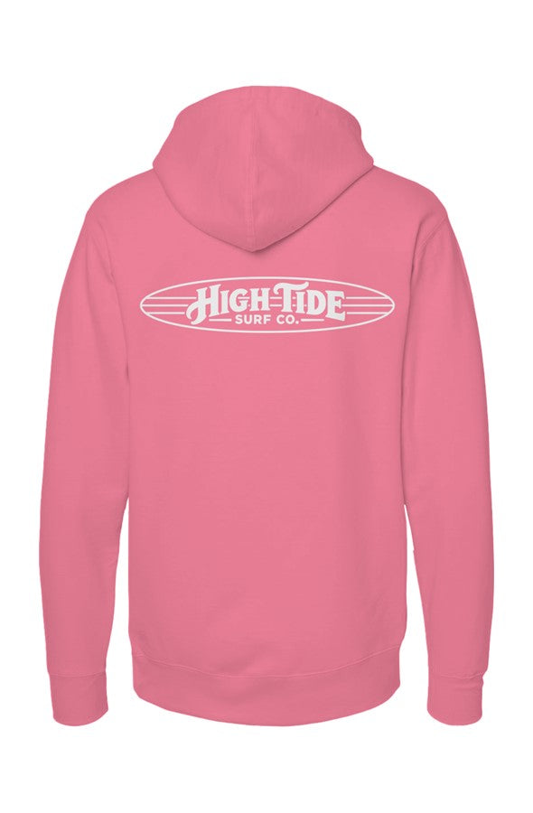 Classic High Tide Hoodie White Logo 
