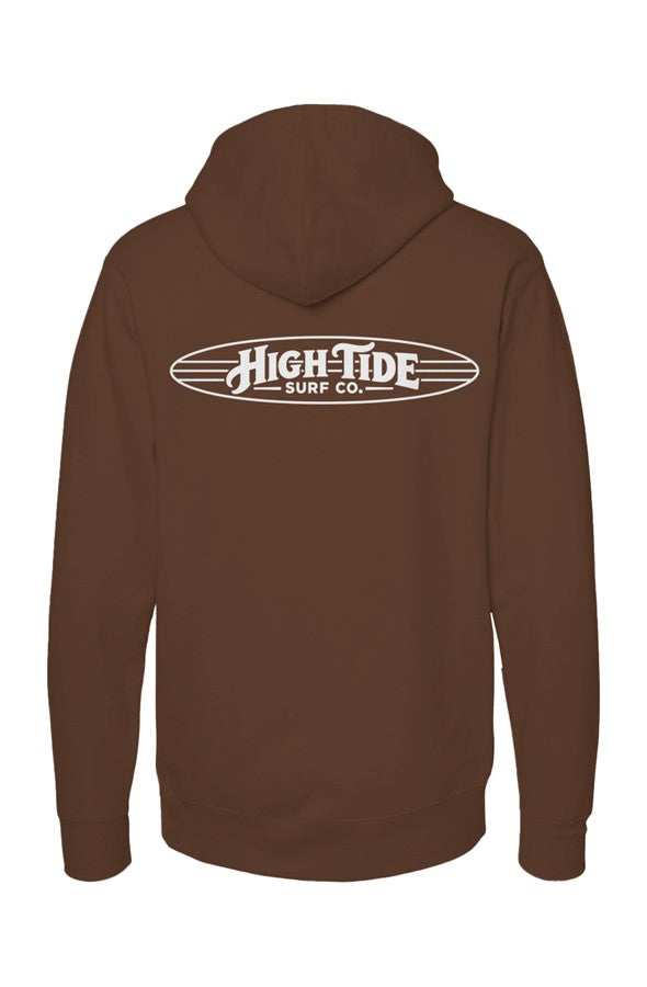 Classic High Tide Hoodie White Logo 