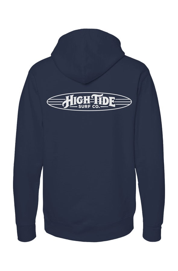Classic High Tide Hoodie White Logo 