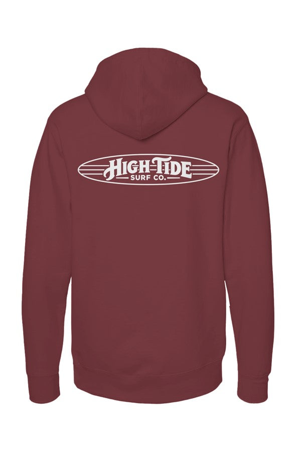 Classic High Tide Hoodie White Logo 
