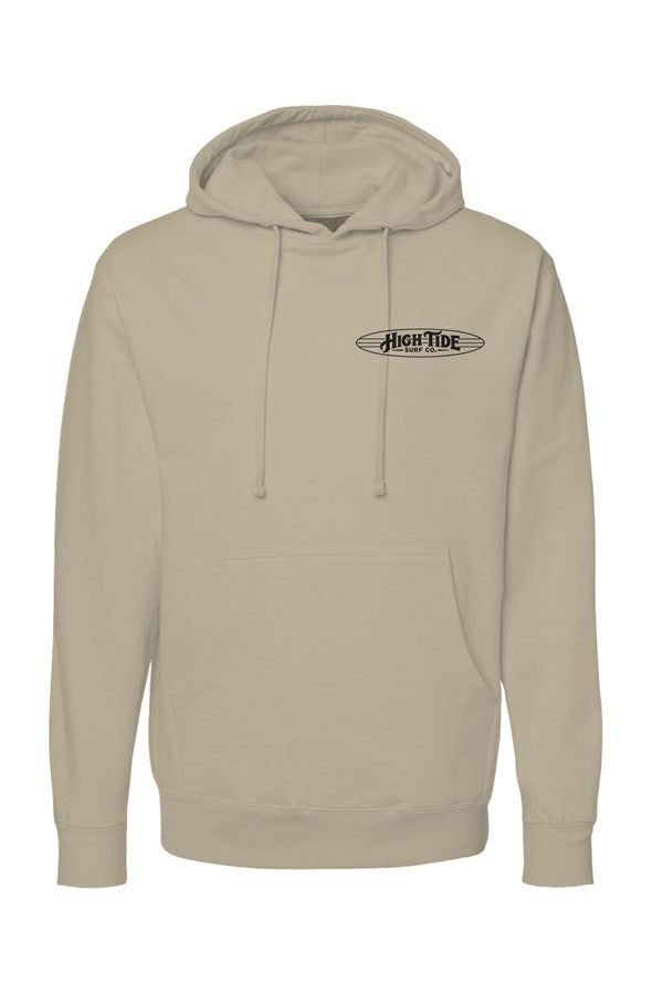 Classic High Tide Hoodie Black Logo 