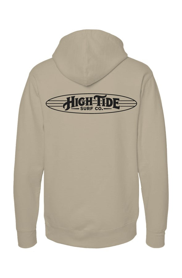 Classic High Tide Hoodie Black Logo 