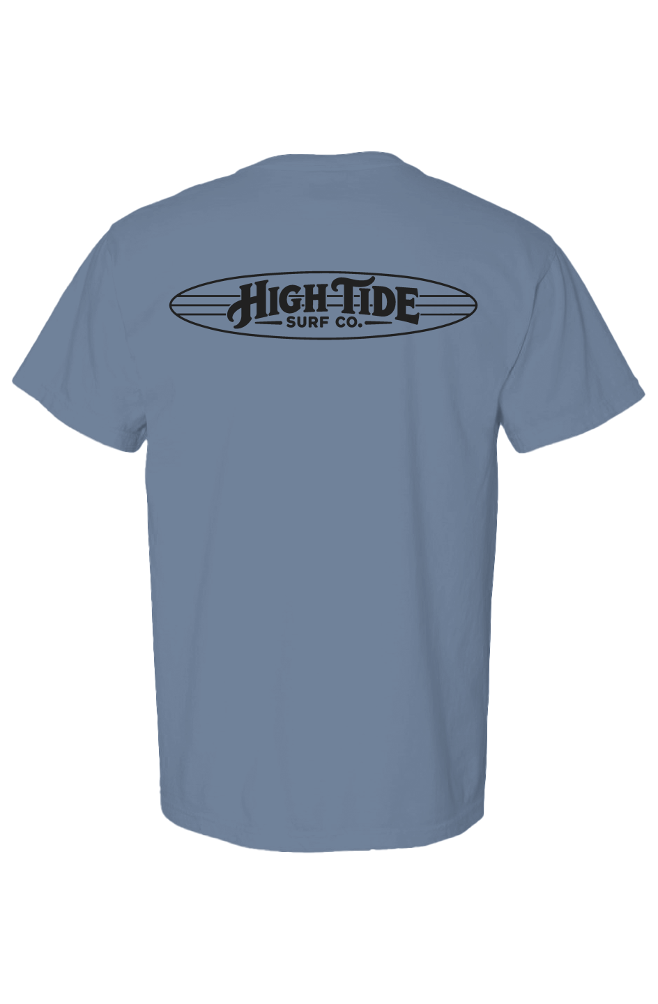 Classic High Tide T Shirt Black Logo 