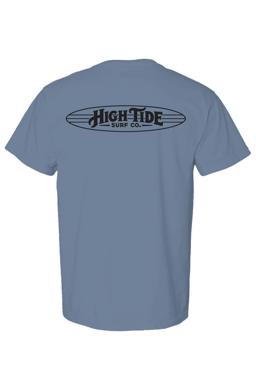 Classic High Tide T Shirt Black Logo 