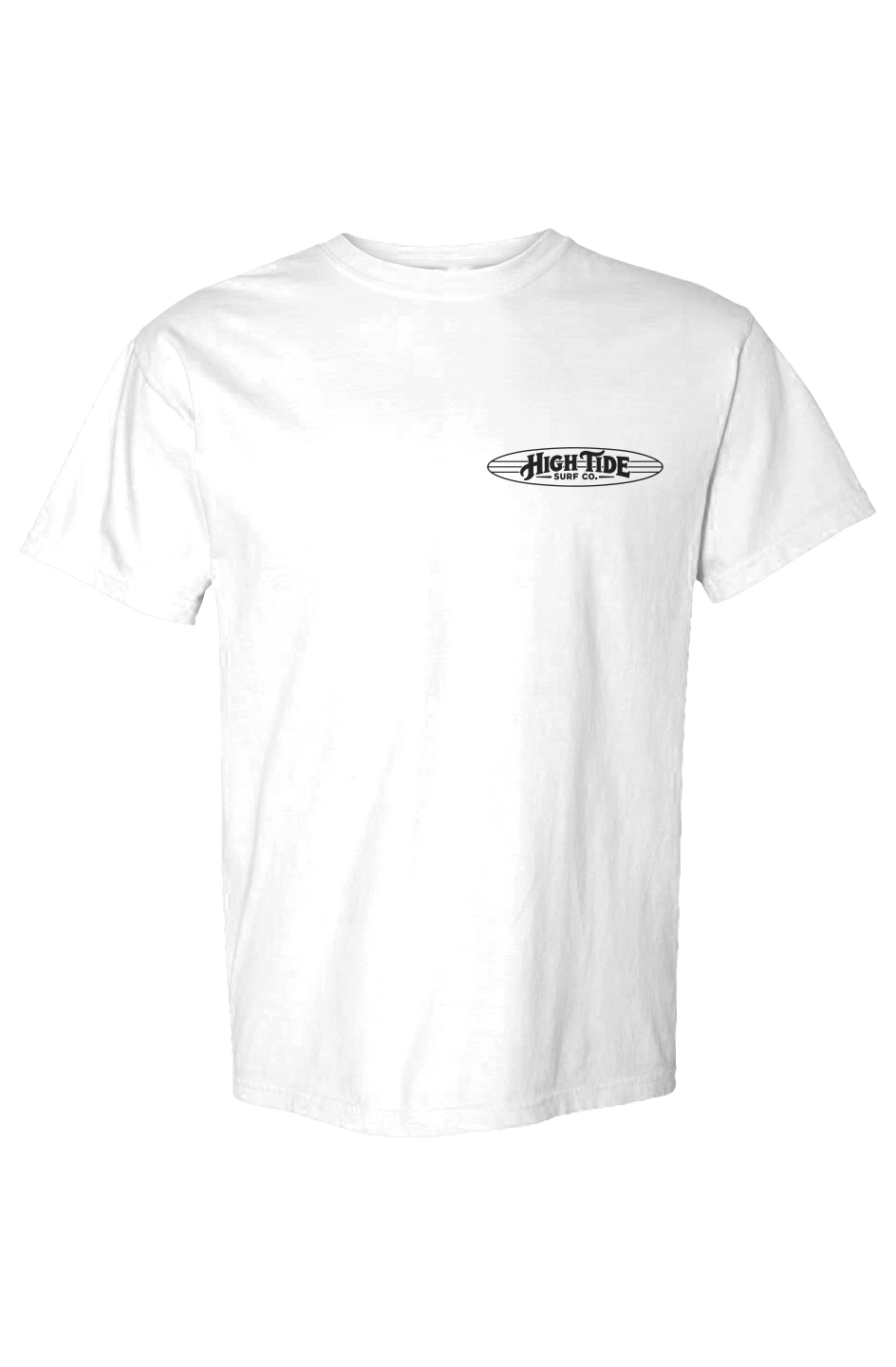 Classic High Tide T Shirt Black Logo 