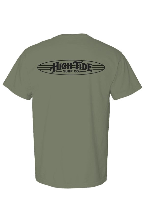 Classic High Tide T Shirt Black Logo