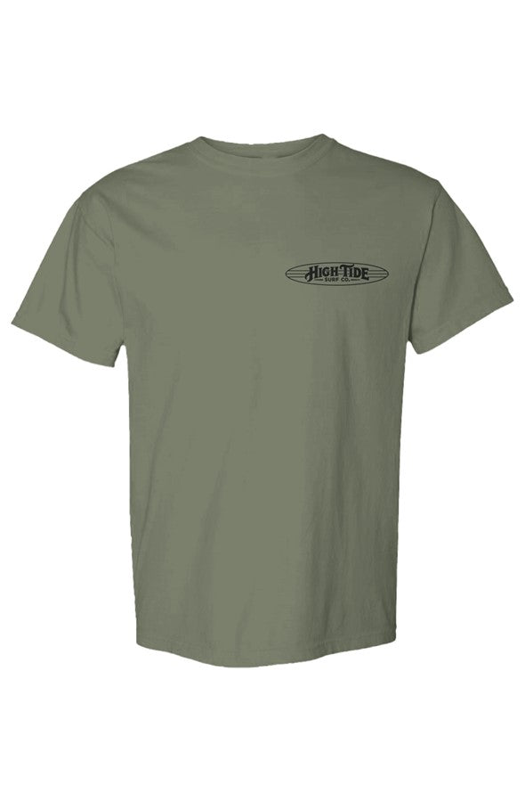 Classic High Tide T Shirt Black Logo