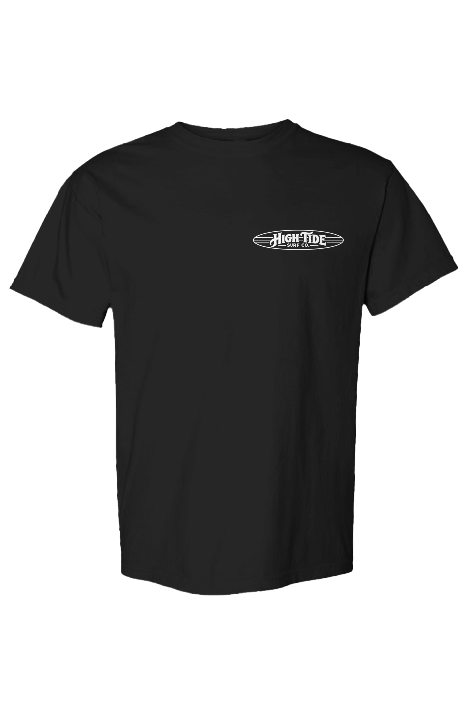 Classic High Tide T Shirt White Logo 