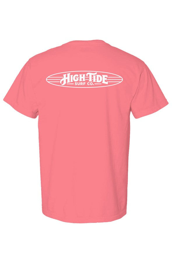 Classic High Tide T Shirt White Logo