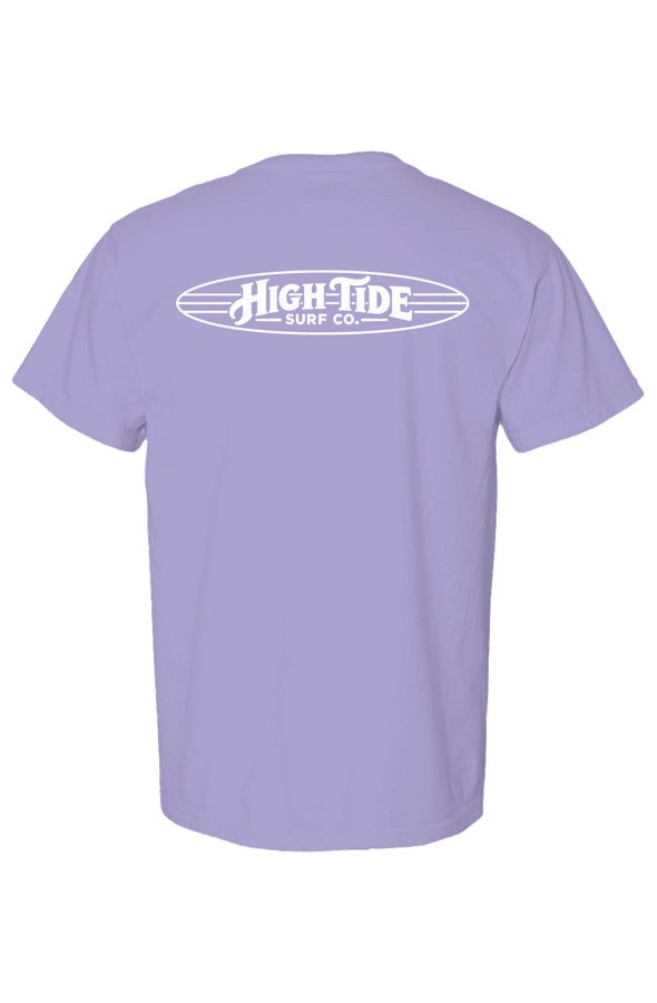 Classic High Tide T Shirt White Logo