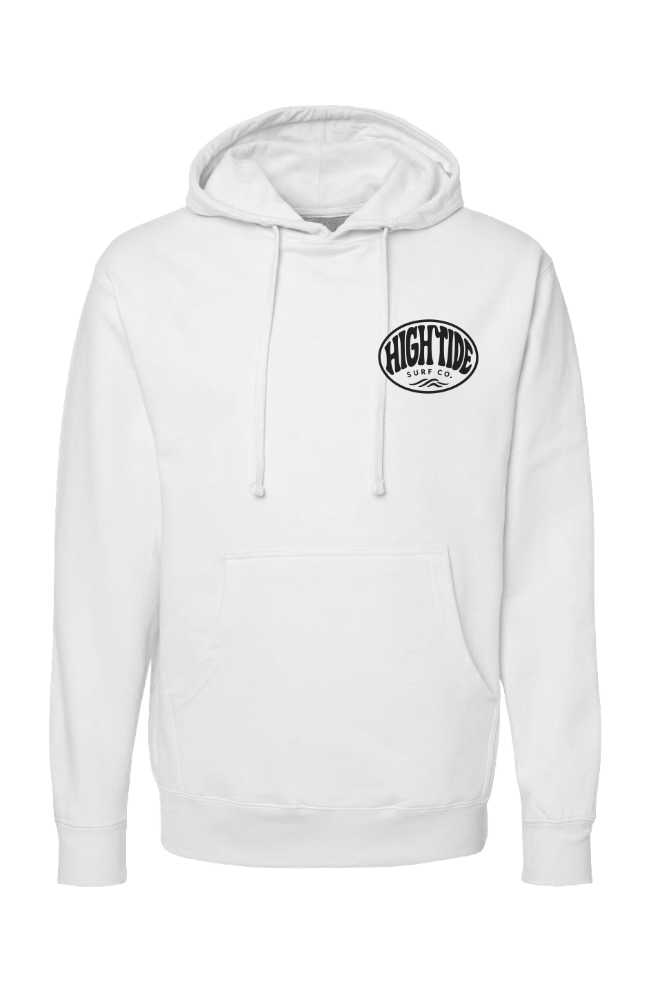 High Tide Circle Hoodie Black Logo 