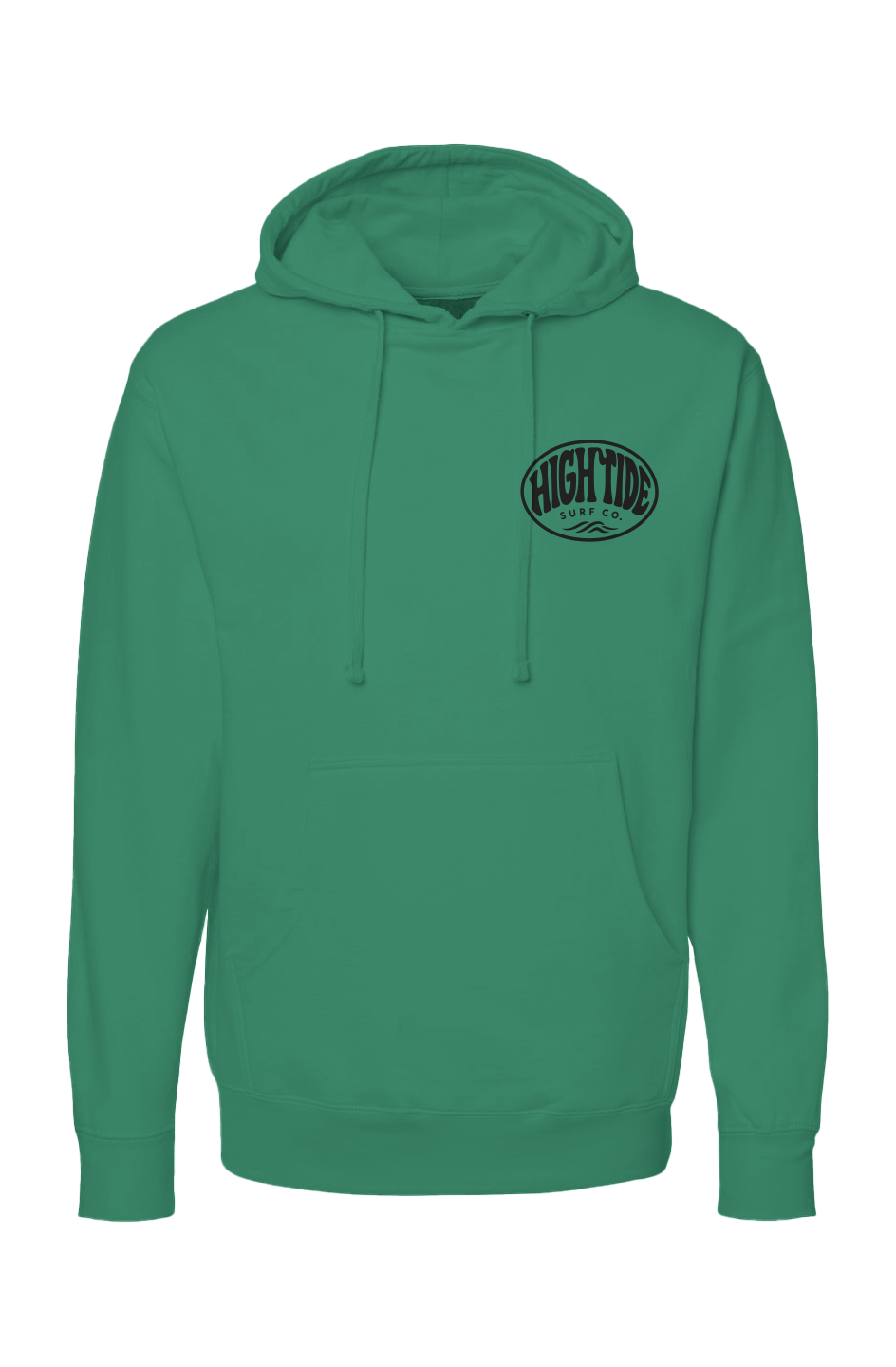 High Tide Circle Hoodie Black Logo 