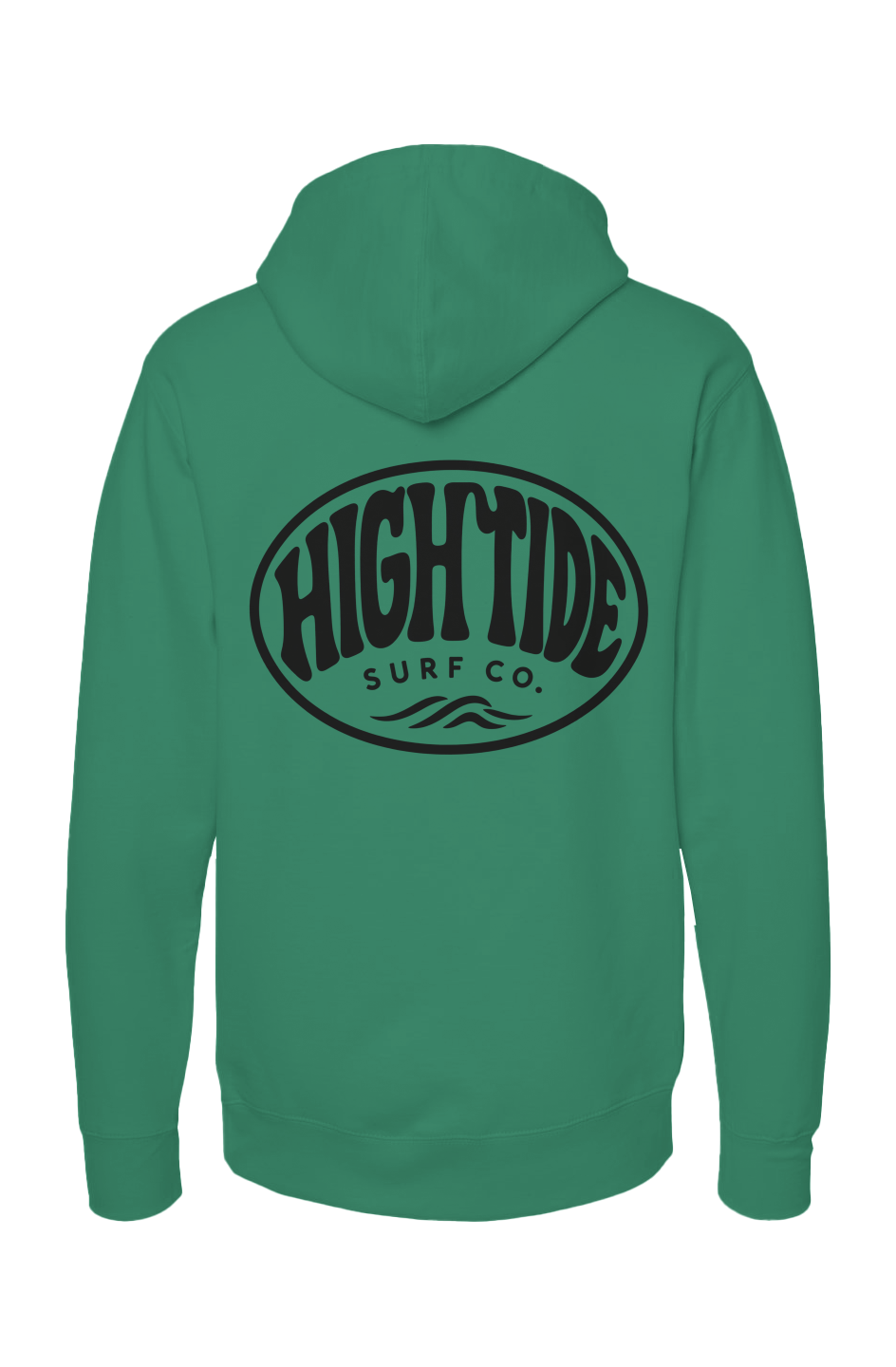High Tide Circle Hoodie Black Logo 