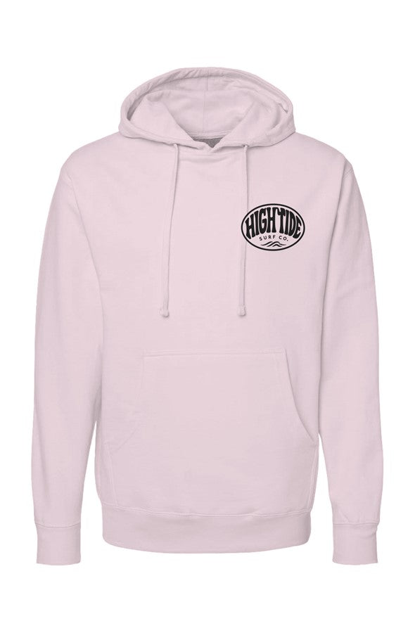 High Tide Circle Hoodie Black Logo