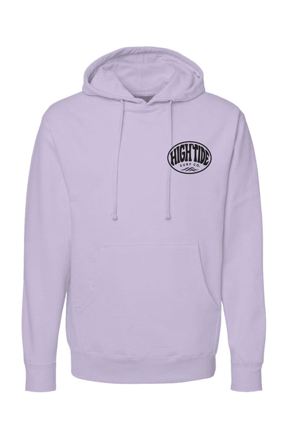 High Tide Circle Hoodie Black Logo
