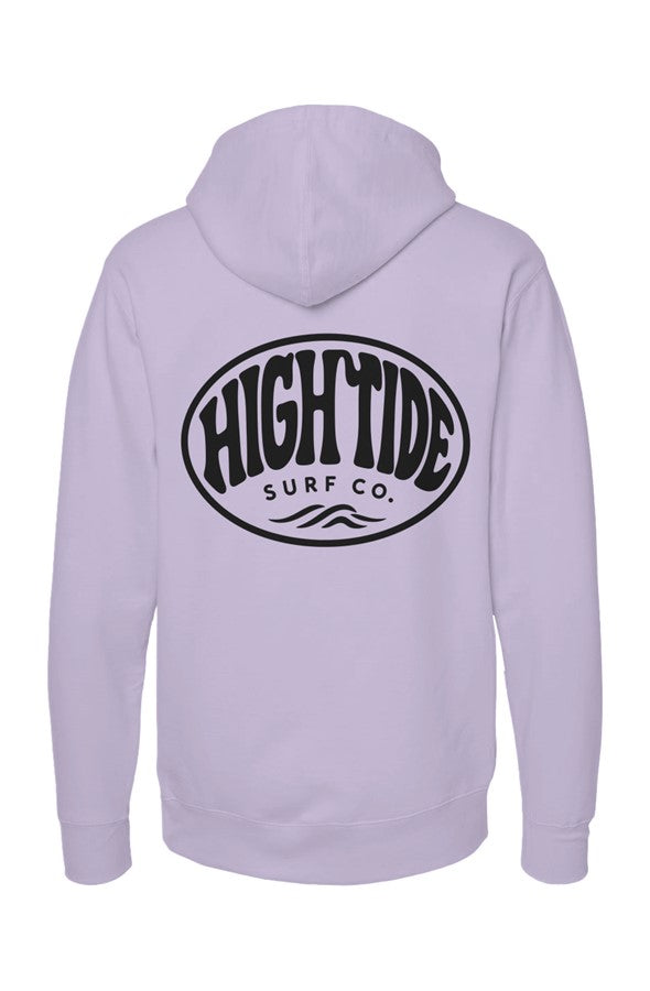 High Tide Circle Hoodie Black Logo